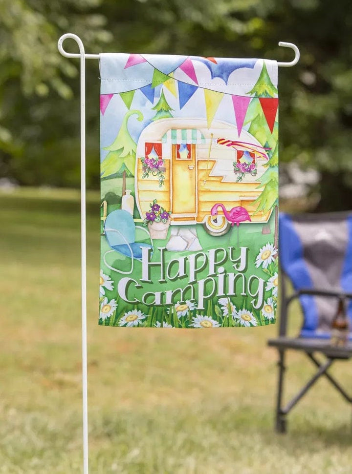 Happy Camping Garden Flag 2 Sided 14S10878 Heartland Flags