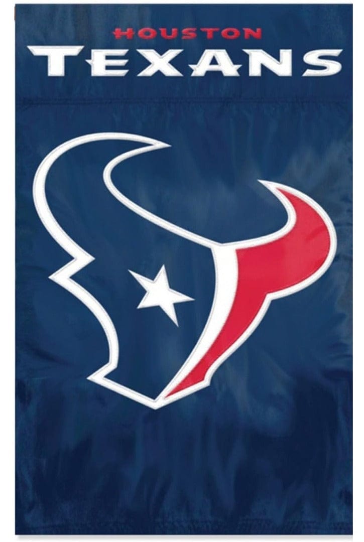 Houston Texans Banner 2 Sided Applique House Flag AFTX Heartland Flags