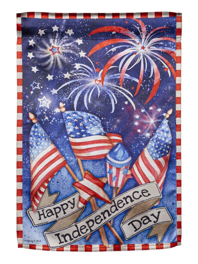 Independence Day Garden Flag 2 Sided 14LU10877 Heartland Flags