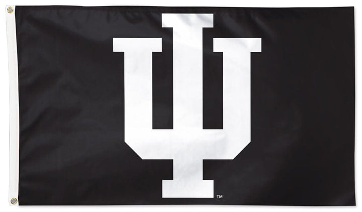 Indiana Hoosiers Flag 3x5 Logo Black 37237421 Heartland Flags
