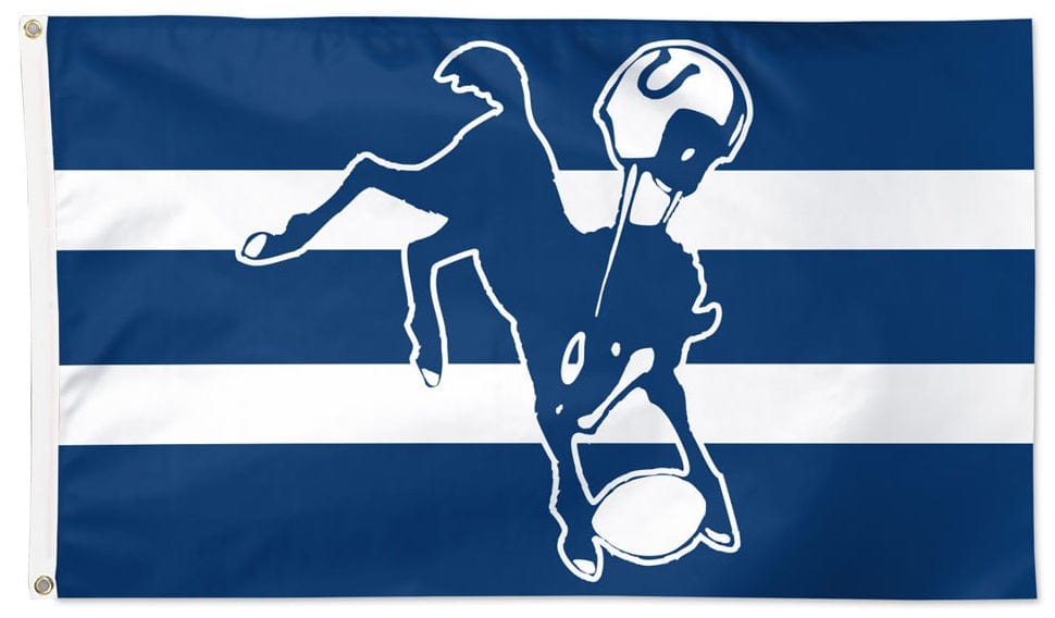 Indianapolis Colts Flag 3x5 Retro Logo 33005321 Heartland Flags