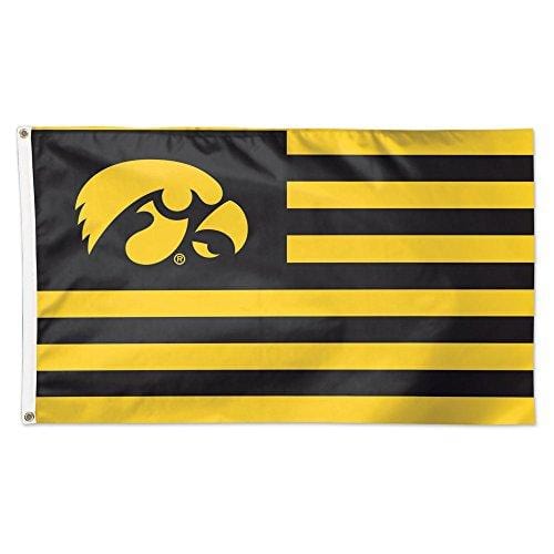 Iowa Hawkeyes Flag 3x5 Patriotic Stripes 66892015 Heartland Flags
