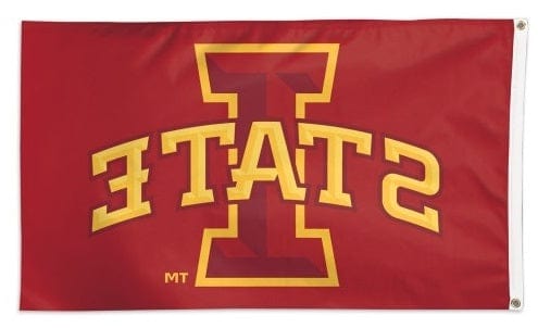 Iowa State Cyclones Flag 3x5 Cardinal I State Logo 02071117 Heartland Flags