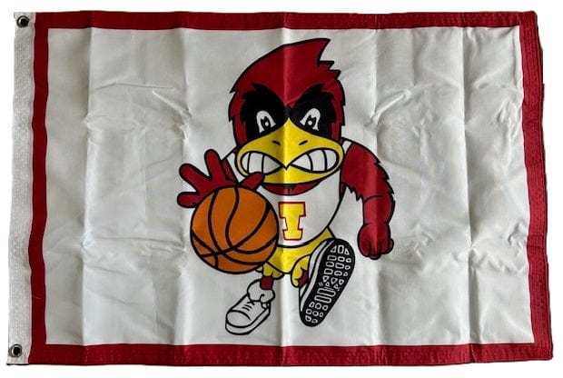 Iowa State Flag Basketball Cy 2 Sided 2x3 341030 Heartland Flags