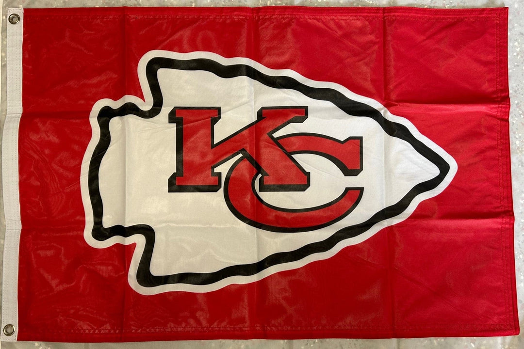 Kansas City Chiefs Flag 2x3 Logo 2 Sided 39275324 Heartland Flags