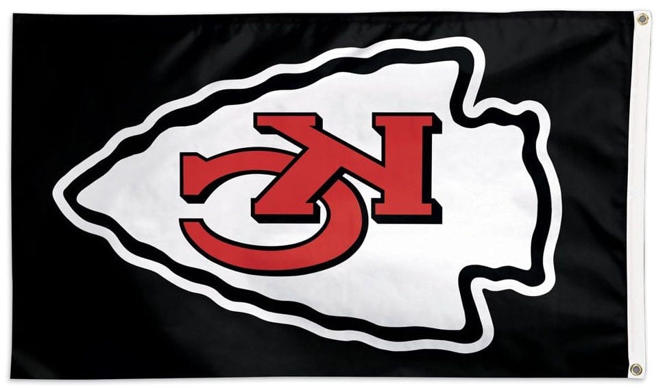 Kansas City Chiefs Flag 3x5 Black 45283117 Heartland Flags