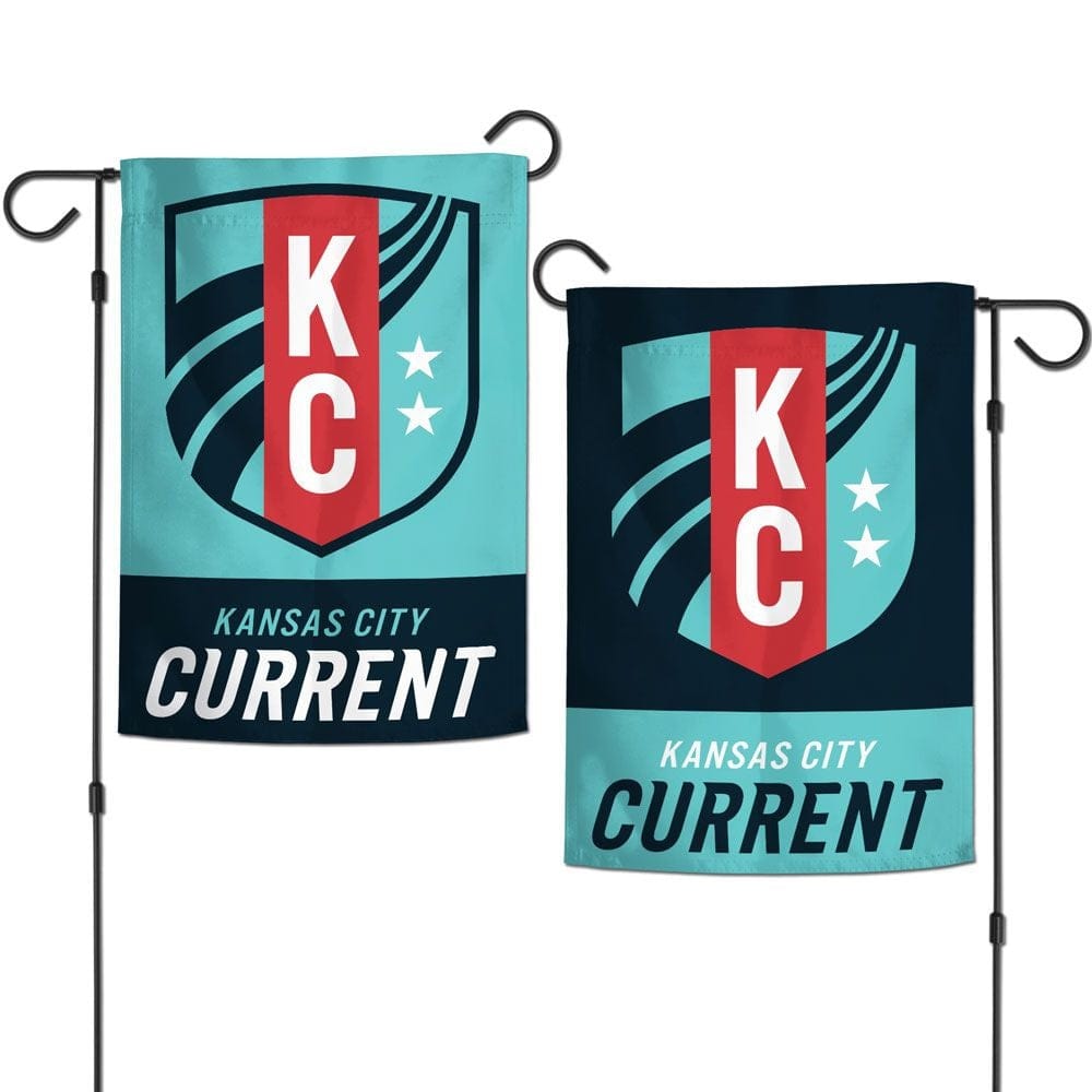 Kansas City Current Garden Flag 2 Sided heartlandflags