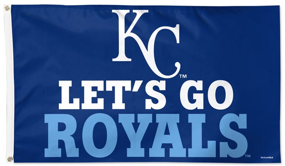 Kansas City Royals Flag 3x5 Let's Go Royals 34805321 Heartland Flags