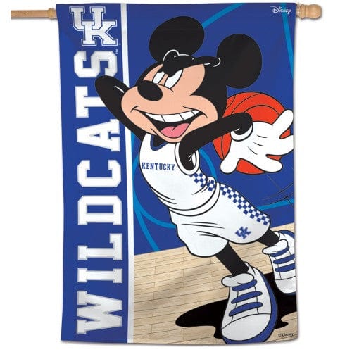 Kentucky Banner Mickey Mouse Wildcats Basketball House Flag 76272117 Heartland Flags