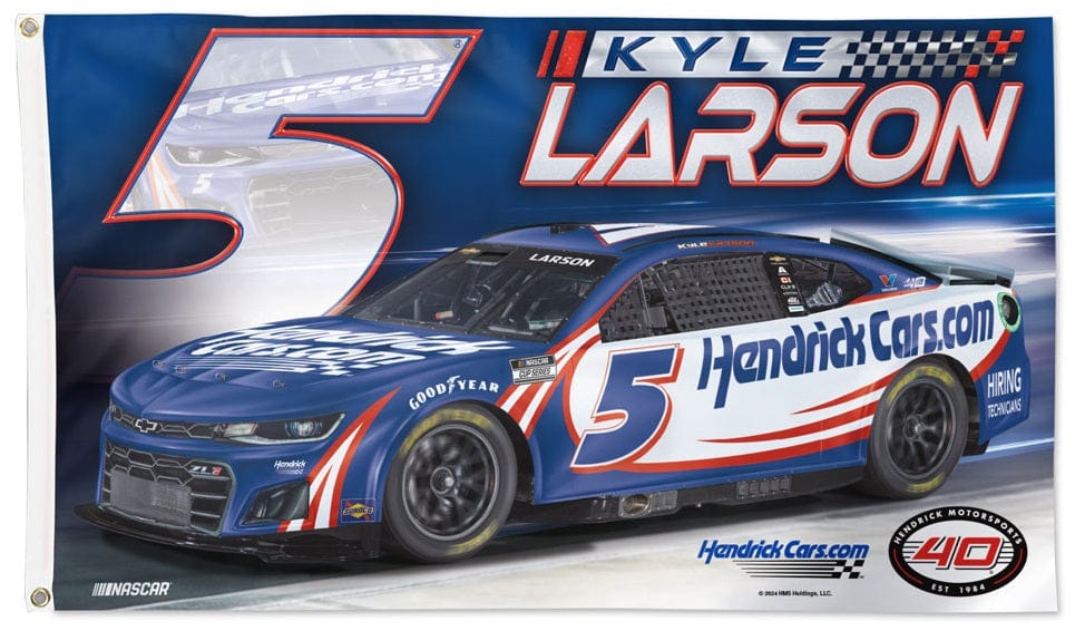 Kyle Larson Flag 3x5 Hendrick Cars 2024 33277124 Heartland Flags