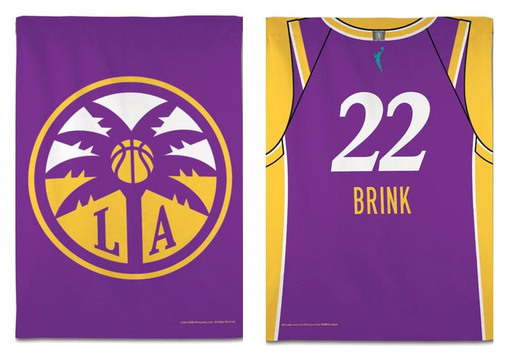 LA Sparks Banner 2 Sided Cameron Brink heartlandflags