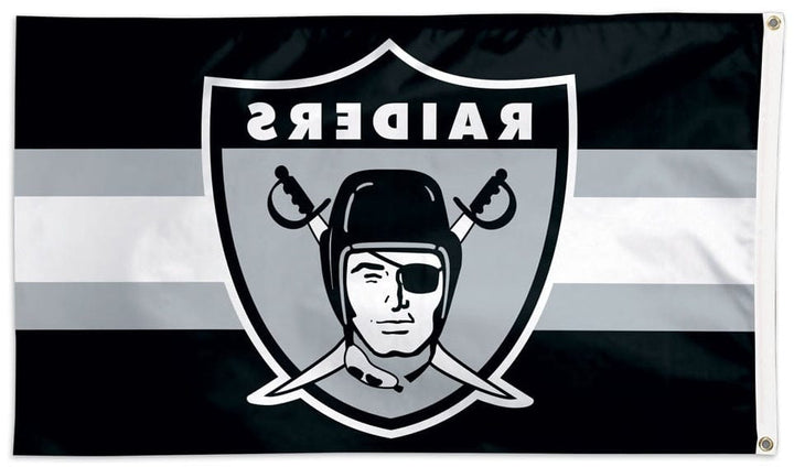 Las Vegas Raiders Flag 3x5 Retro Logo 28562018 Heartland Flags