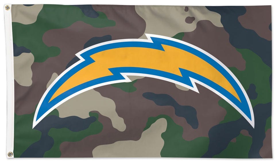 Los Angeles Chargers Flag 3x5 Camo Armed Forces 32425321 Heartland Flags