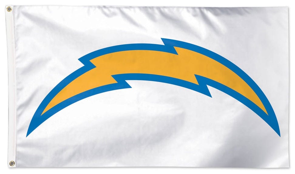 Los Angeles Chargers Flag 3x5 Logo White 32435321 Heartland Flags