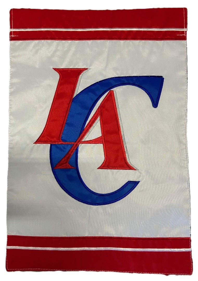 Los Angeles Clippers Garden Flag 2 Sided Applique 164311 Heartland Flags
