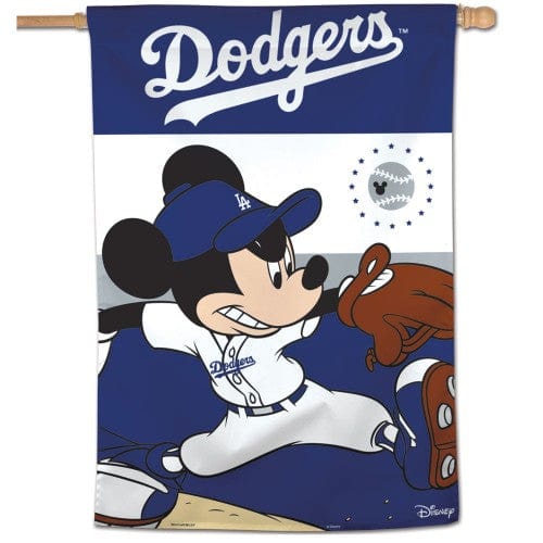 Los Angeles Dodgers Banner Disney Mickey Mouse House Flag 88131118 Heartland Flags