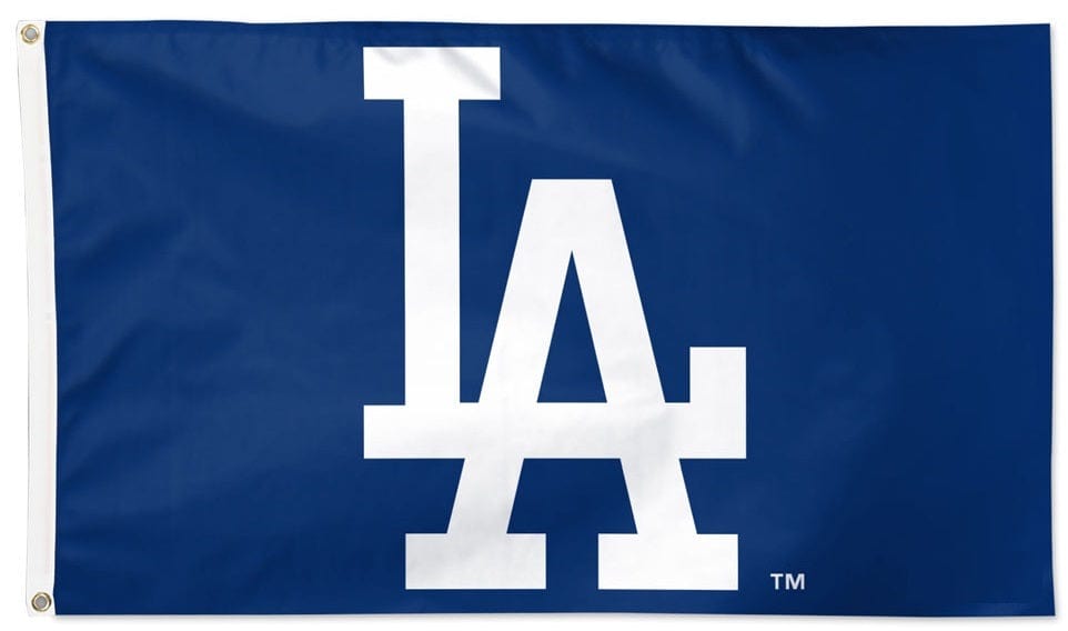 Los Angeles Dodgers Flag 3x5 LA Logo 2 Sided 01778116 Heartland Flags