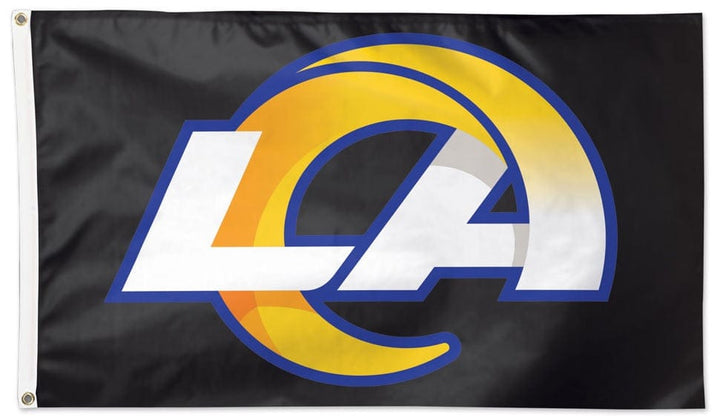 Los Angeles Rams Flag 3x5 Black Logo 45285120 Heartland Flags