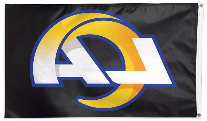 Los Angeles Rams Flag 3x5 Black Logo 45285120 Heartland Flags
