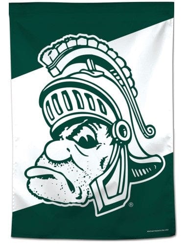 Michigan State Spartans Flag Sparty Logo House Banner 40001027 Heartland Flags