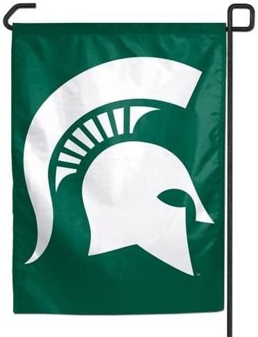Michigan State Spartans Garden Flag Logo Single Sided 16135010 Heartland Flags