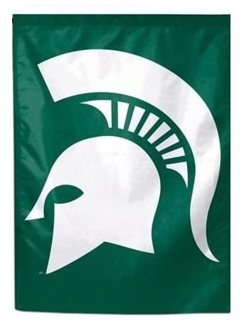 Michigan State Spartans Garden Flag Logo Single Sided 16135010 Heartland Flags