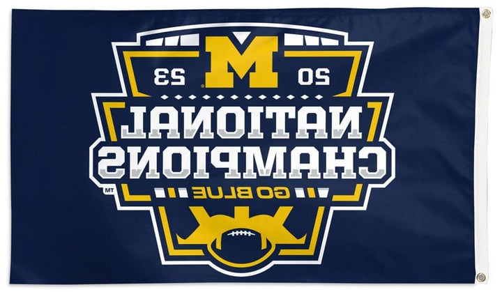 Michigan Wolverines Flag 3x5 2023 Football Champions 76095324 Heartland Flags