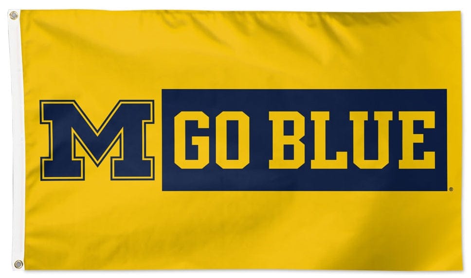 Michigan Wolverines Flag 3x5 Go Blue 35677321 Heartland Flags