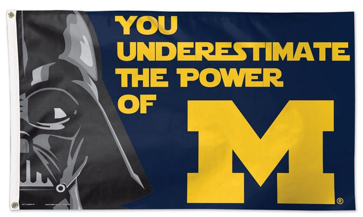 Michigan Wolverines Flag 3x5 Star Wars Underestimate 15922215 Heartland Flags