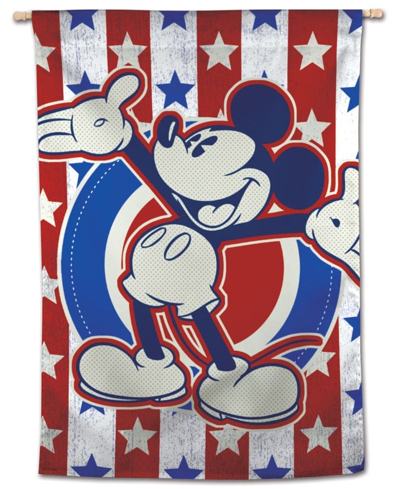 Mickey Mouse Flag Red White Blue Stars 94682118 Heartland Flags