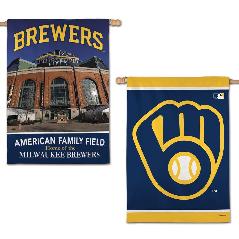 Milwaukee Brewers Banner 2 Sided Design 47572322 Heartland Flags
