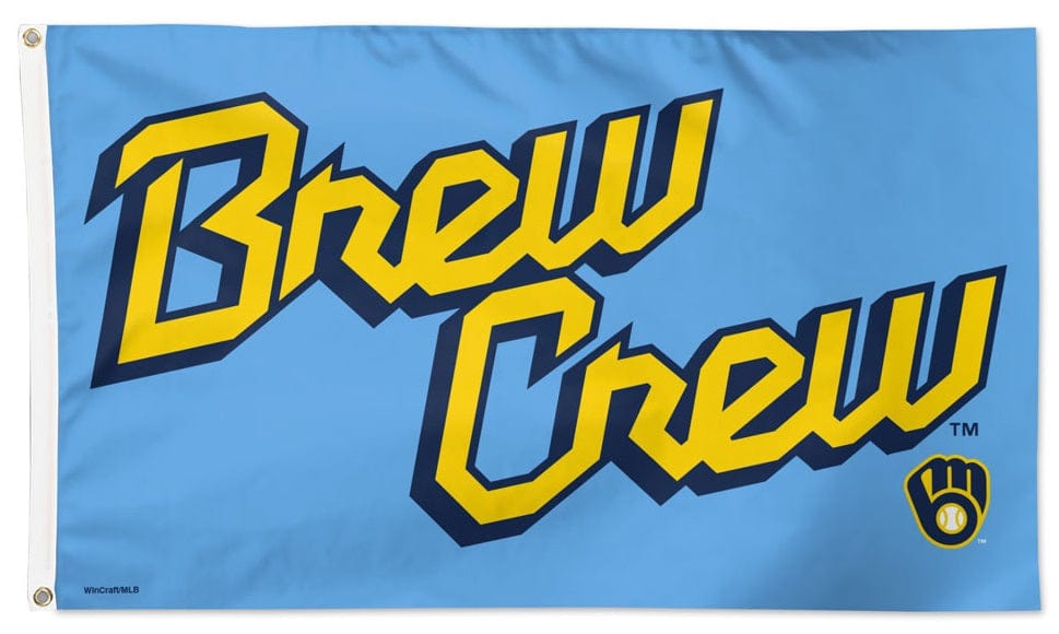 Milwaukee Brewers Flag 3x5 City Connect Brew Crew 45525321 Heartland Flags