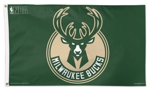 Milwaukee Bucks 3x5 Flag Green Grommets 12767115 Heartland Flags