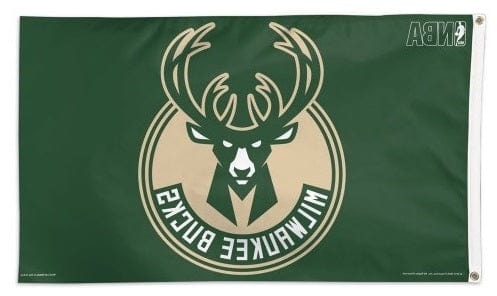 Milwaukee Bucks 3x5 Flag Green Grommets 12767115 Heartland Flags