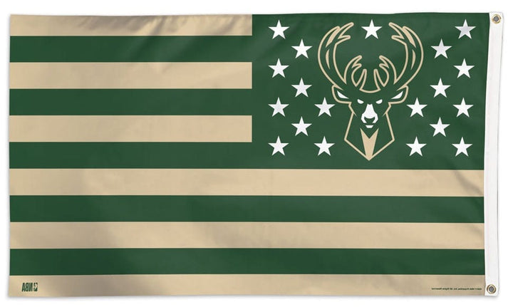 Milwaukee Bucks Flag 3x5 Americana Stars Stripes 89981117 Heartland Flags