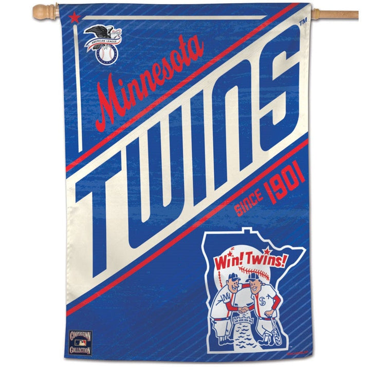 Minnesota Twins Flag Cooperstown Throwback House Banner 05223319 Heartland Flags