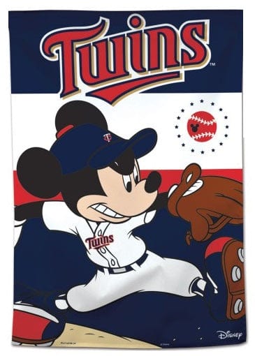 Minnesota Twins Flag Mickey Mouse Baseball House Banner heartlandflags