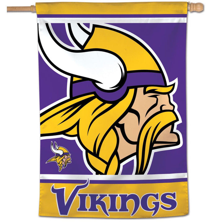Minnesota Vikings Banner Mega Logo House Flag 97130118 Heartland Flags