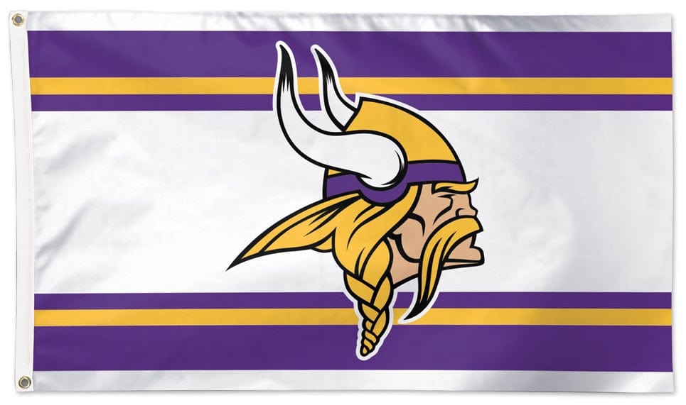 Minnesota Vikings Flag 3x5 Away Stripe 32530321 Heartland Flags