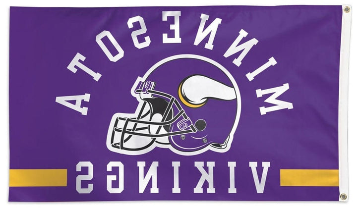 Minnesota Vikings Flag 3x5 Classic Helmet 32533321 Heartland Flags
