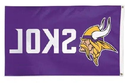 Minnesota Vikings Flag 3x5 SKOL 96190117 Heartland Flags