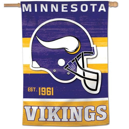 Minnesota Vikings House Flag Classic Logo 28248018 Heartland Flags