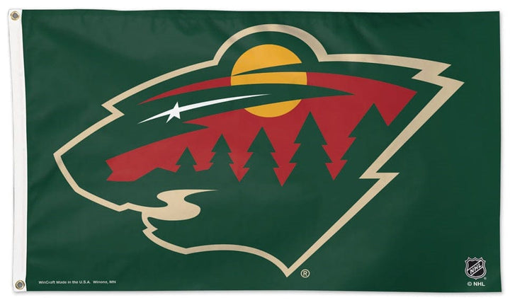 Minnesota Wild Flag 3x5 Hockey 11010115 Heartland Flags