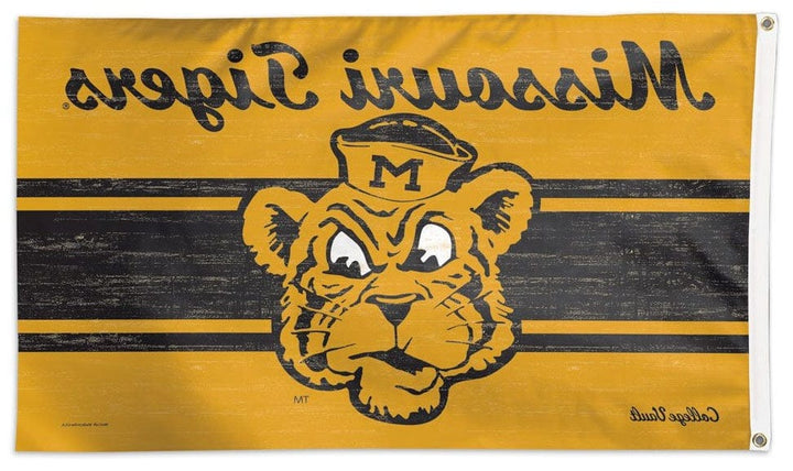 Missouri Tigers Flag 3x5 Vault Throwback Logo heartlandflags