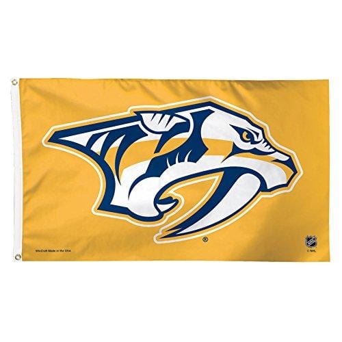 Nashville Predators Flag 3x5 Yellow 02446115 Heartland Flags