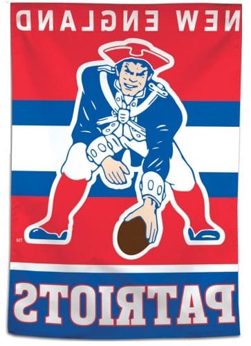 New England Patriots Banner Throwback Logo Football House Flag 42275118 Heartland Flags