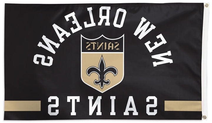 New Orleans Saints Flag 3x5 Classic Logo Black 32520321 Heartland Flags
