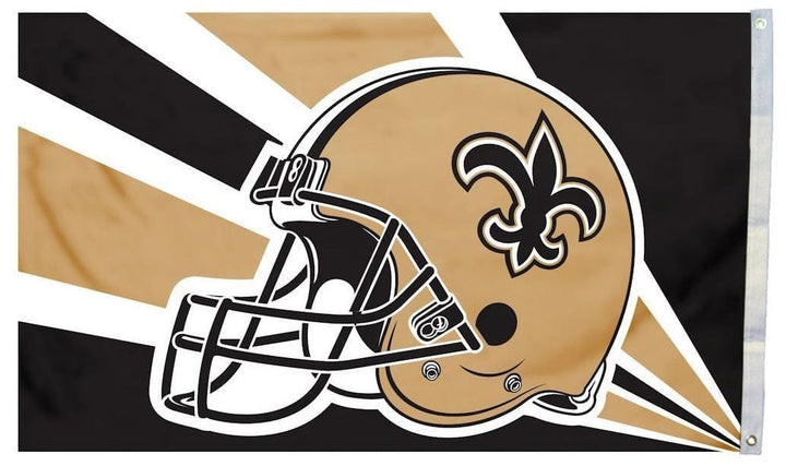 New Orleans Saints Helmet Flag 3x5 94226B Heartland Flags