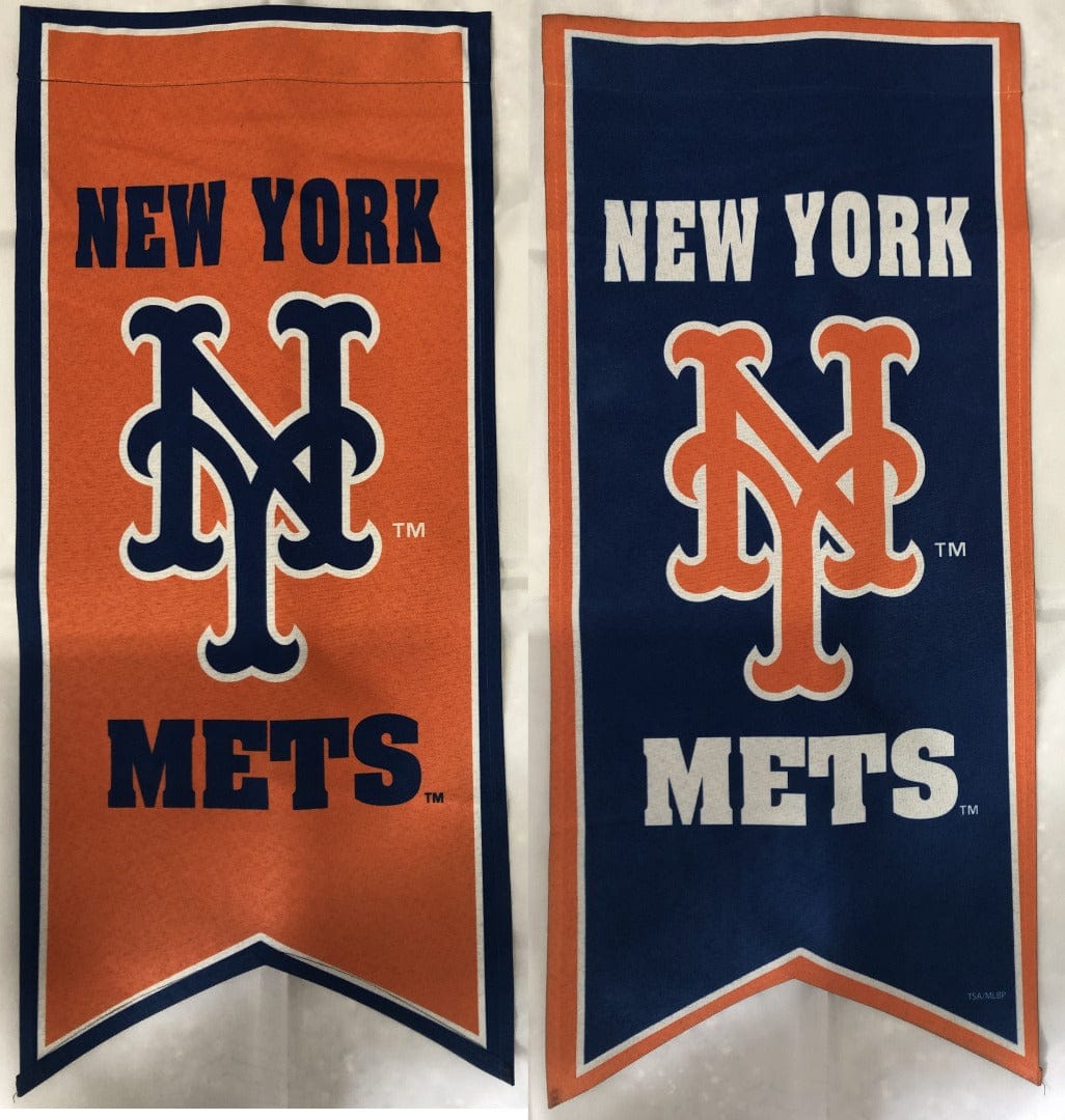 New York Mets Garden Flag 2 Sided Long Pennant 14LB4217XL Heartland Flags
