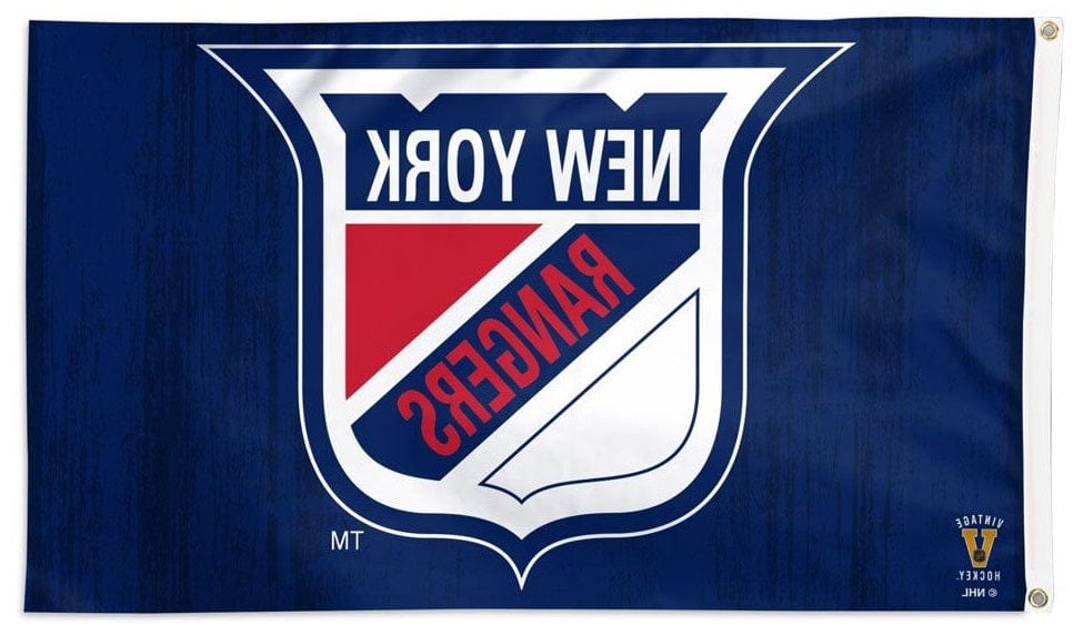 New York Rangers Flag 3x5 Vintage Logo 41640321 Heartland Flags